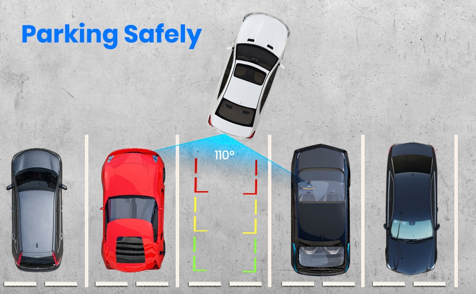 AUTO-VOX W7 Parking Safely