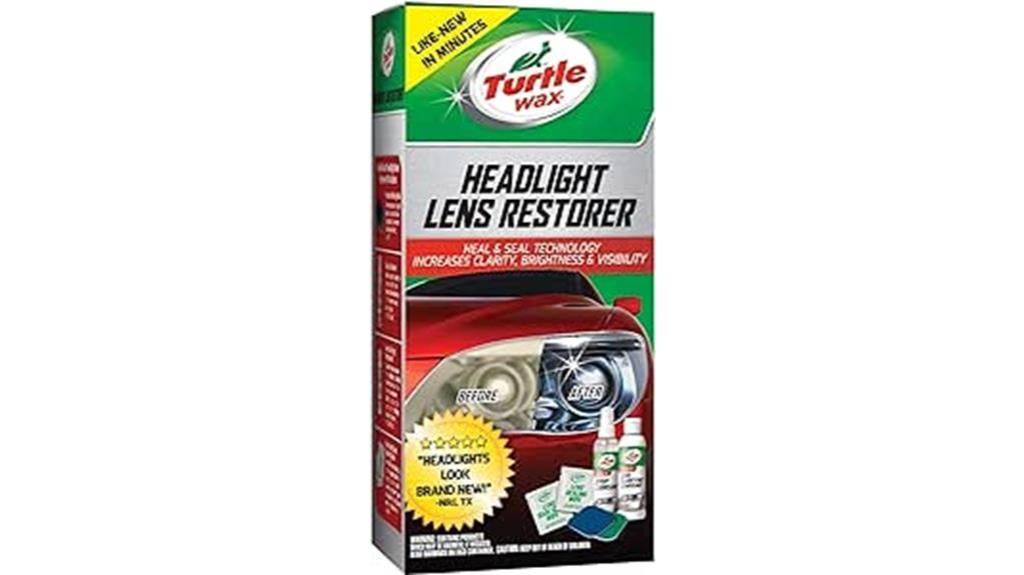 restores and protects headlight lenses