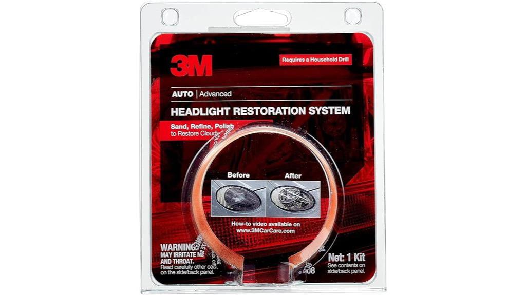 restores foggy headlight lenses